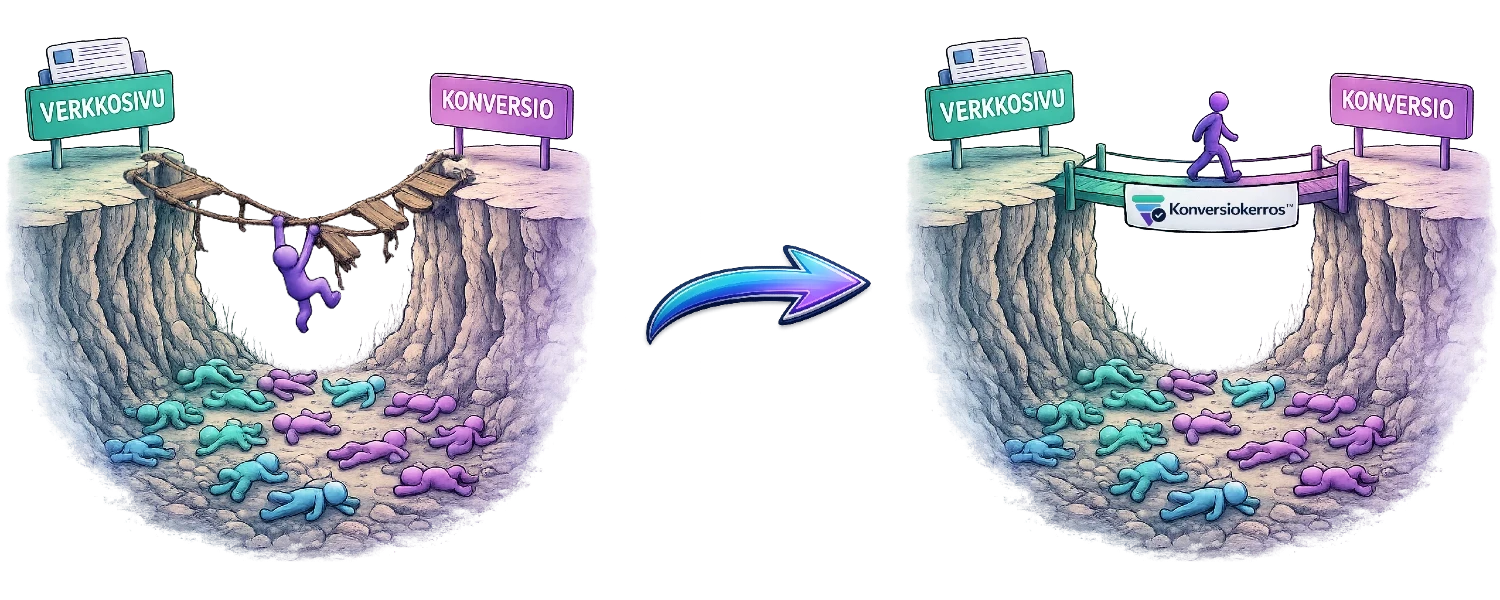 Verkkosivukävijät liideiksi